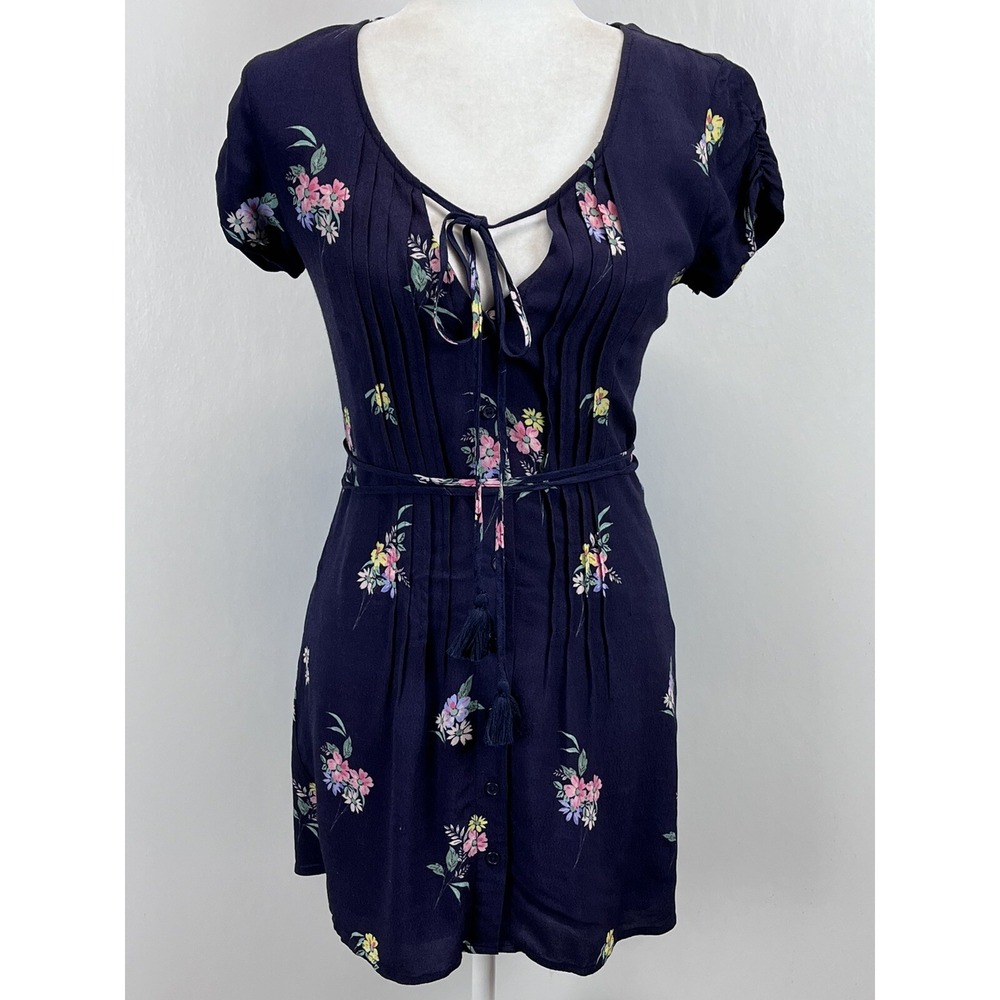 Majorelle Revolve Mini Floral Dress Sz XS VGUC Full Button Front